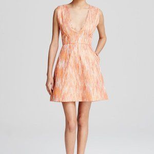 'Pacey' Deep-V Neck Lantern Dress ALICE + OLIVIA Size 0 NWT